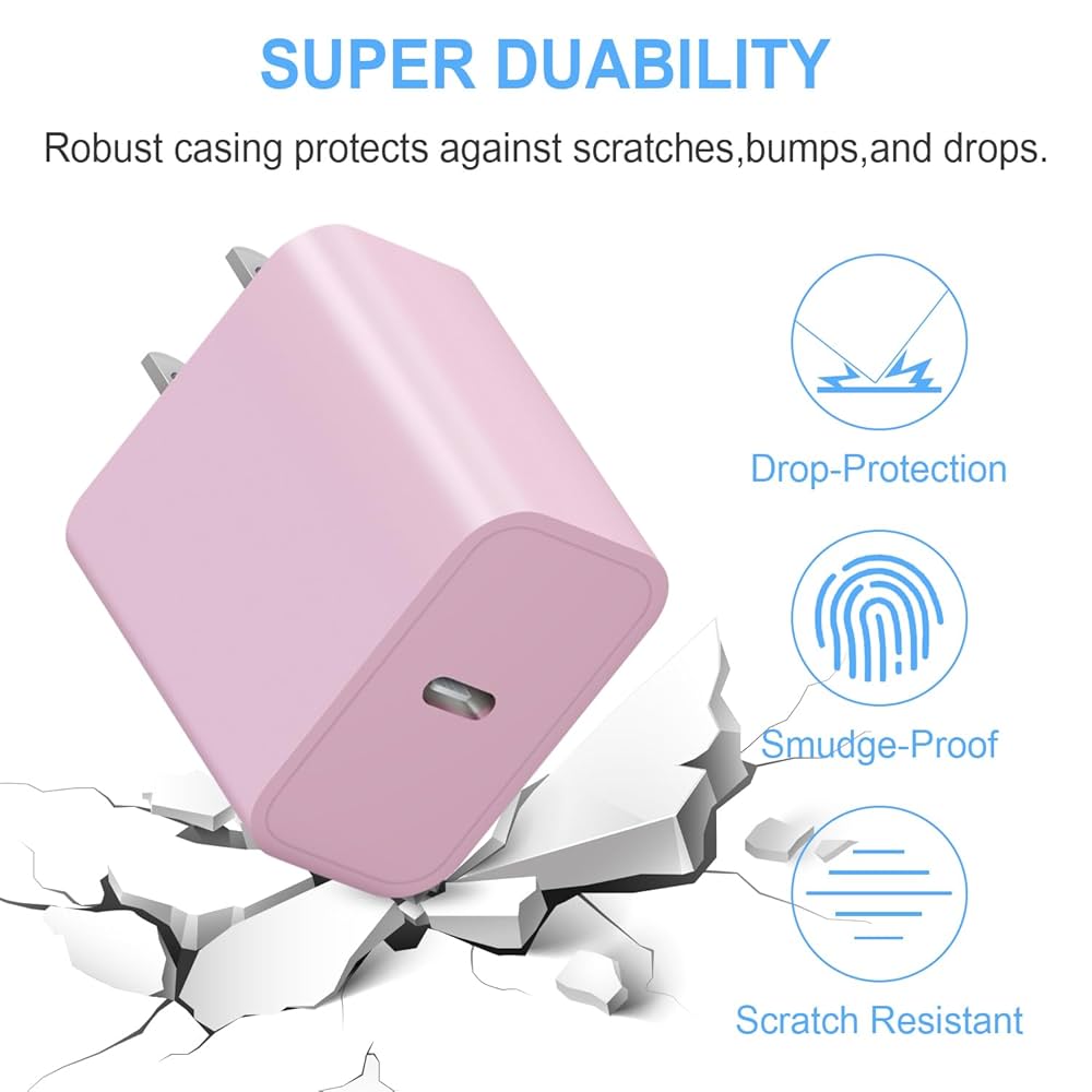 Amazon.com: ROMITAZ [2 Pack] iPhone 15 14 13 12 11 Charger